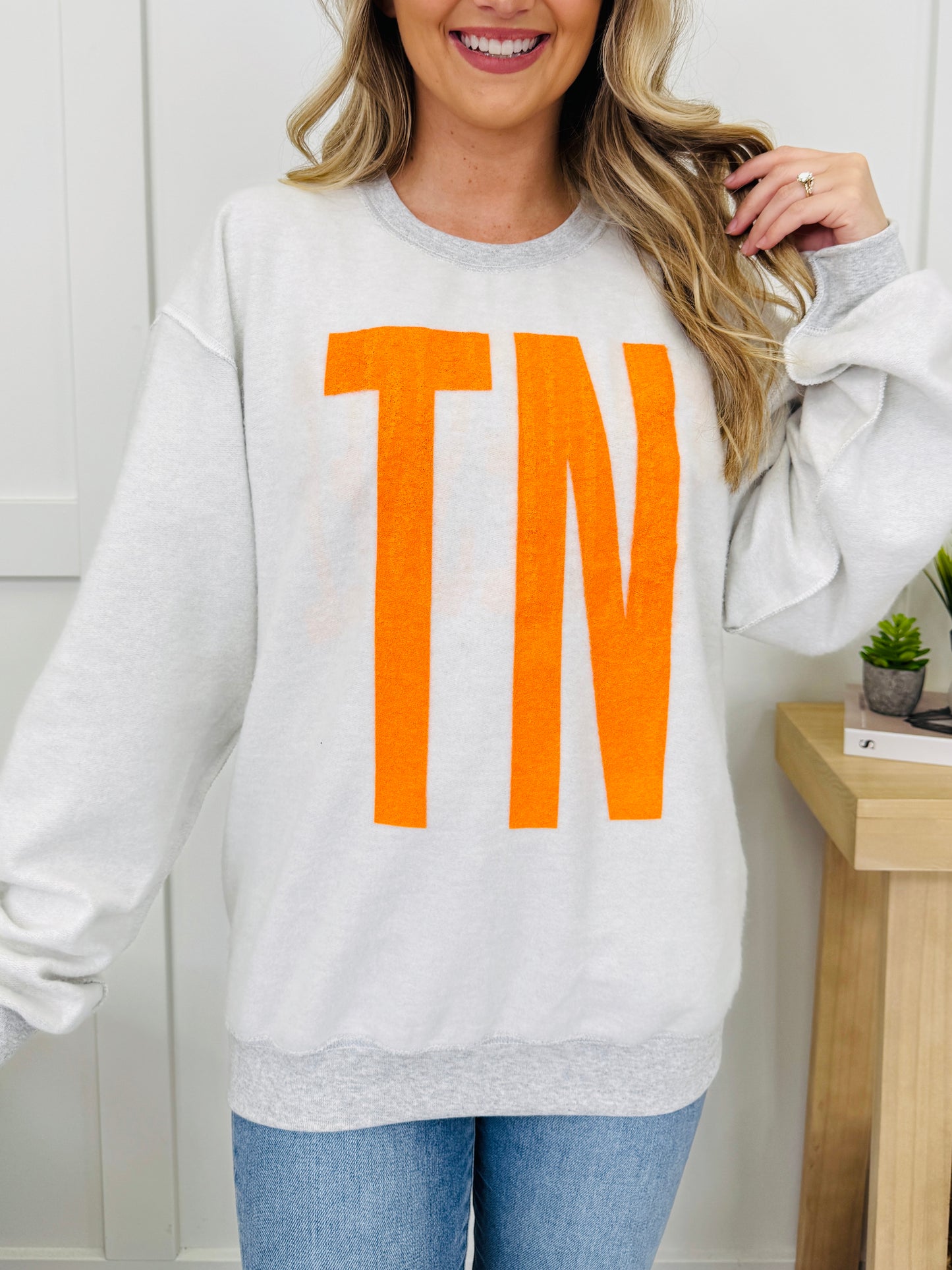 Tennessee Reversible TN Graphic Crewneck Sweatshirt