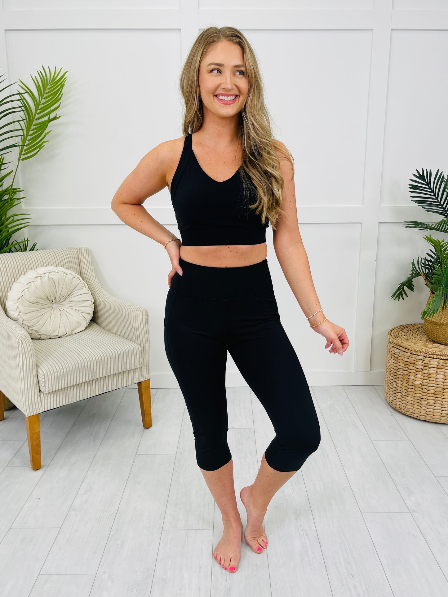 Pocket Power Capri Leggings- Multiple Colors!