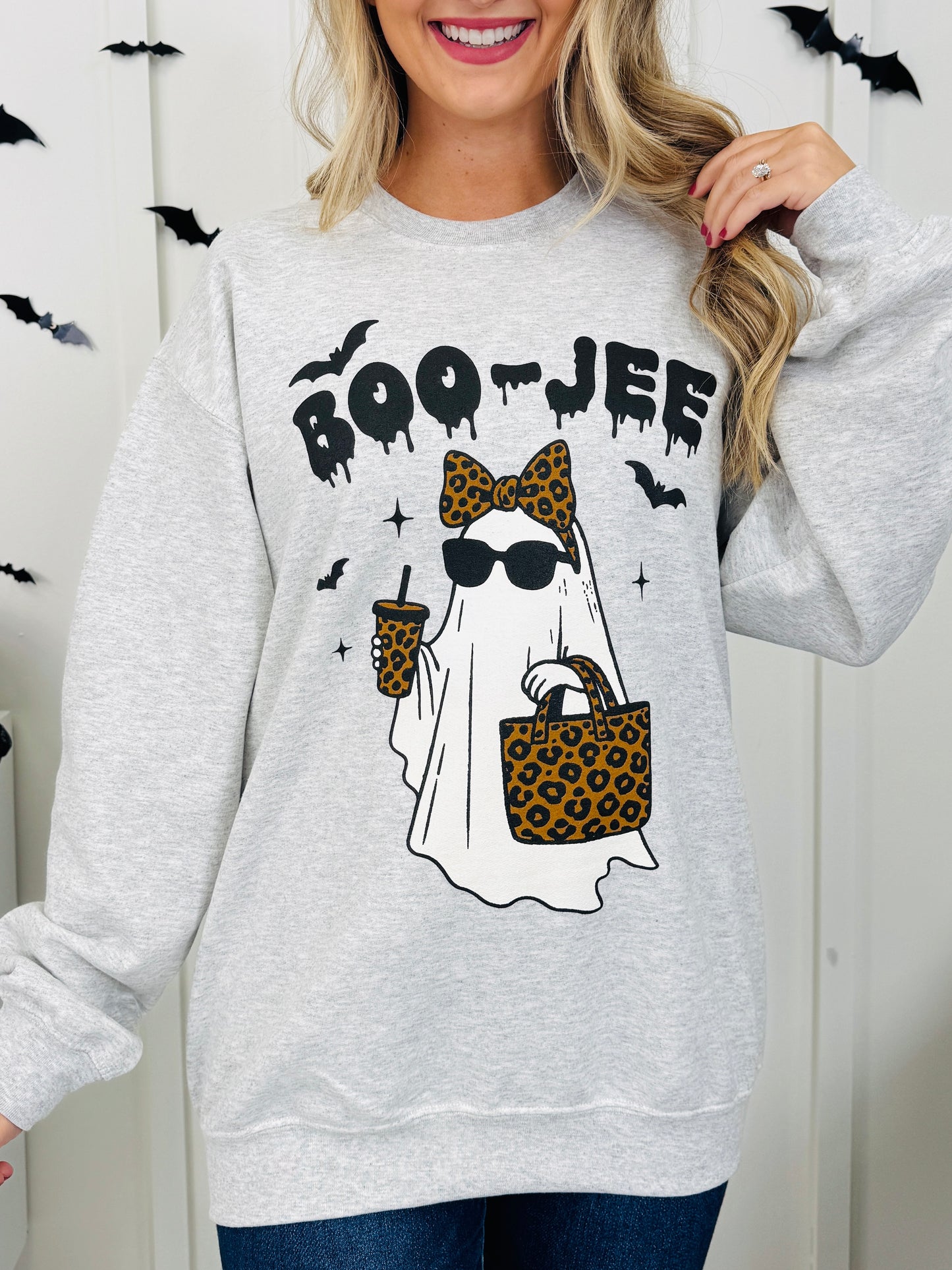 Boo-Jee Graphic Crewneck Sweatshirt-Multiple Colors!
