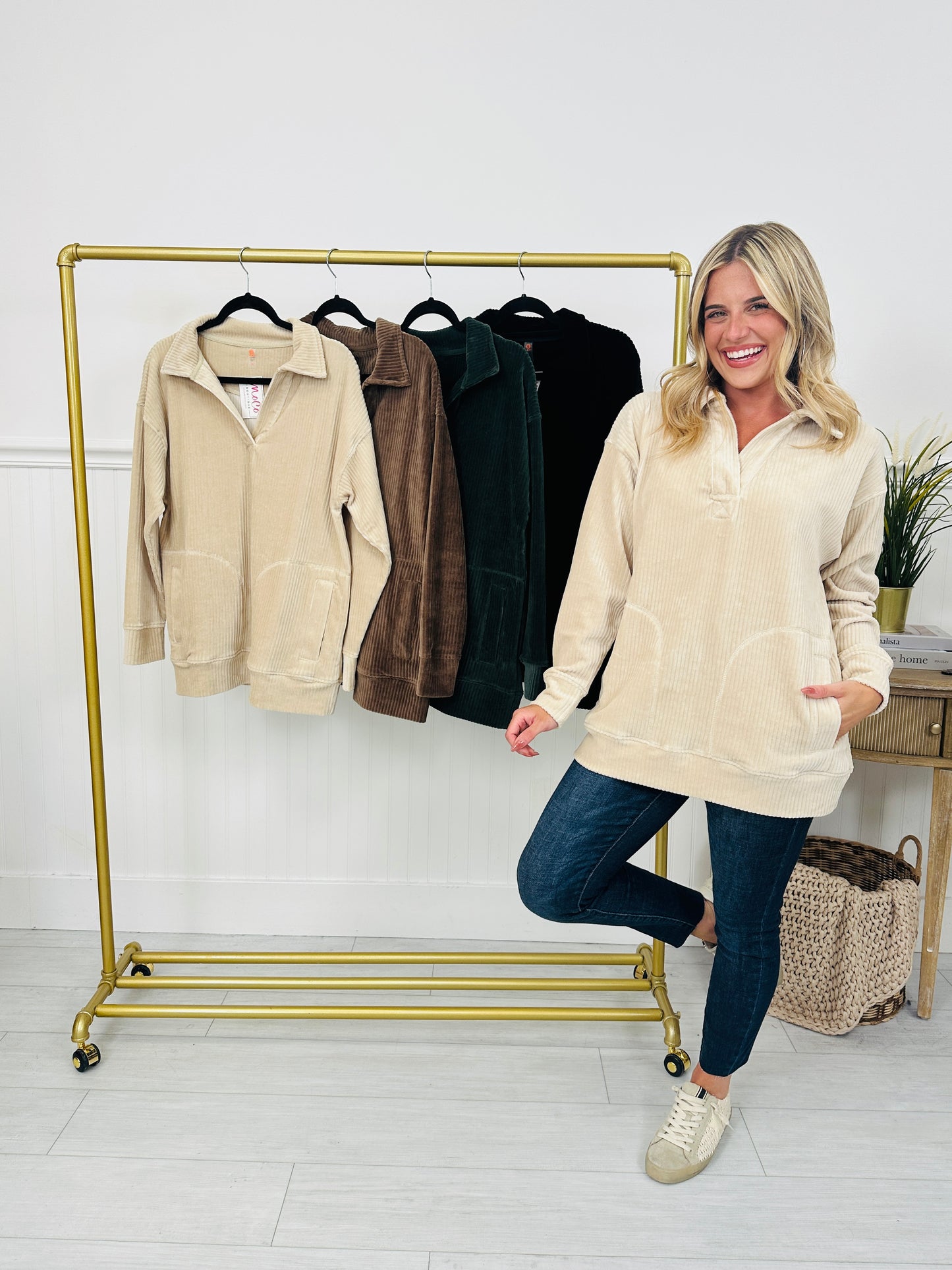 Perfectly Plush Pullover Top- Multiple Colors!