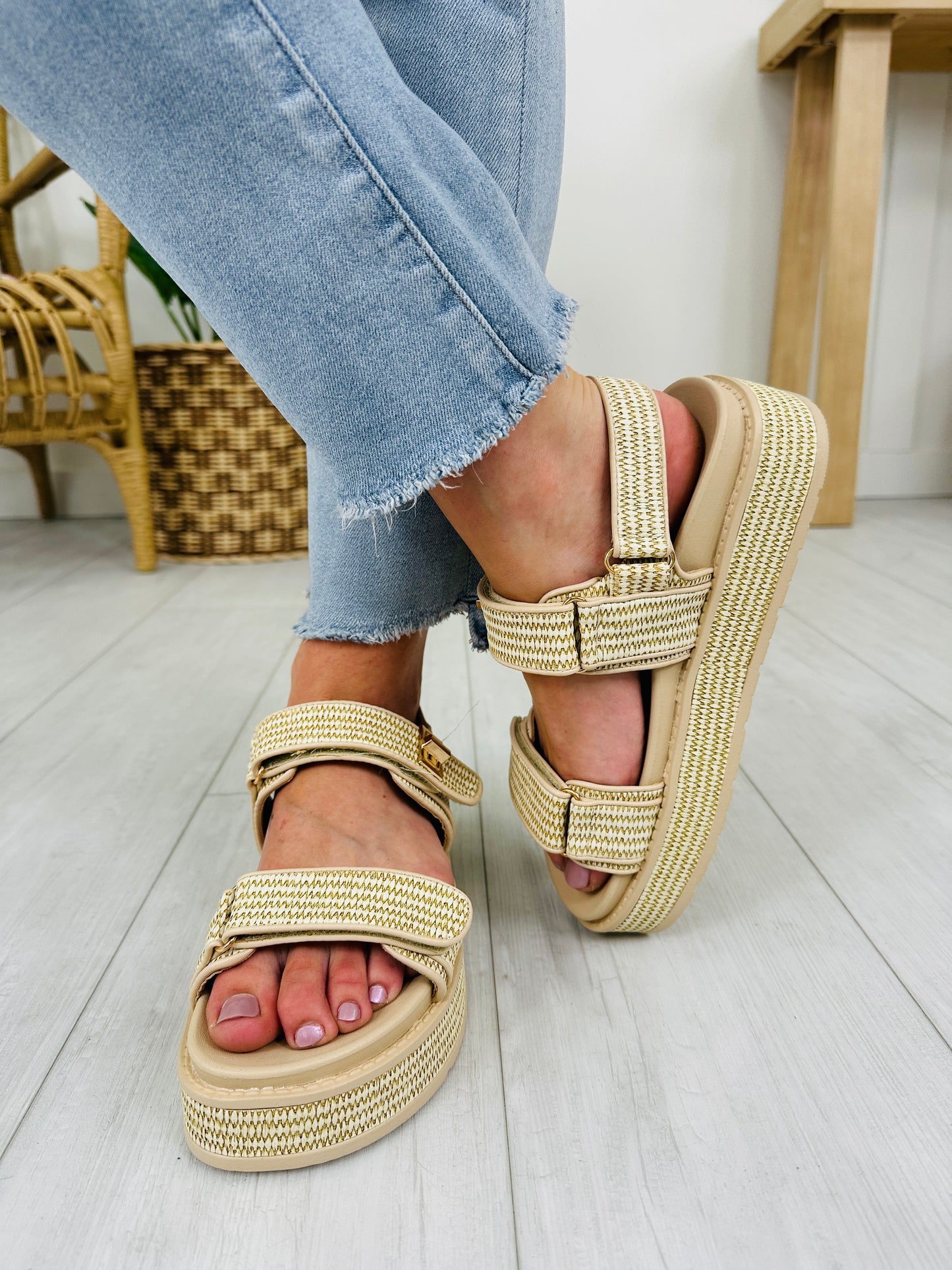 Tropical Weave Sandals