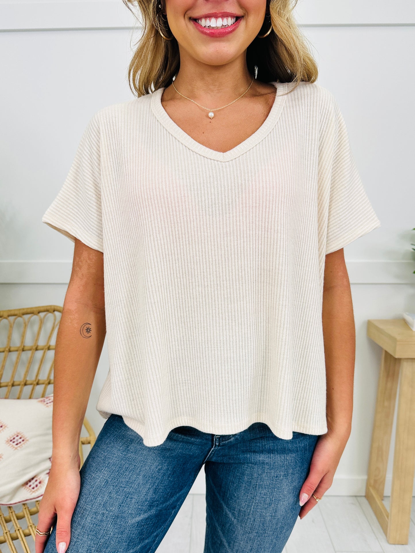 DOORBUSTER! Perfectly Simple Top- Multiple Colors!