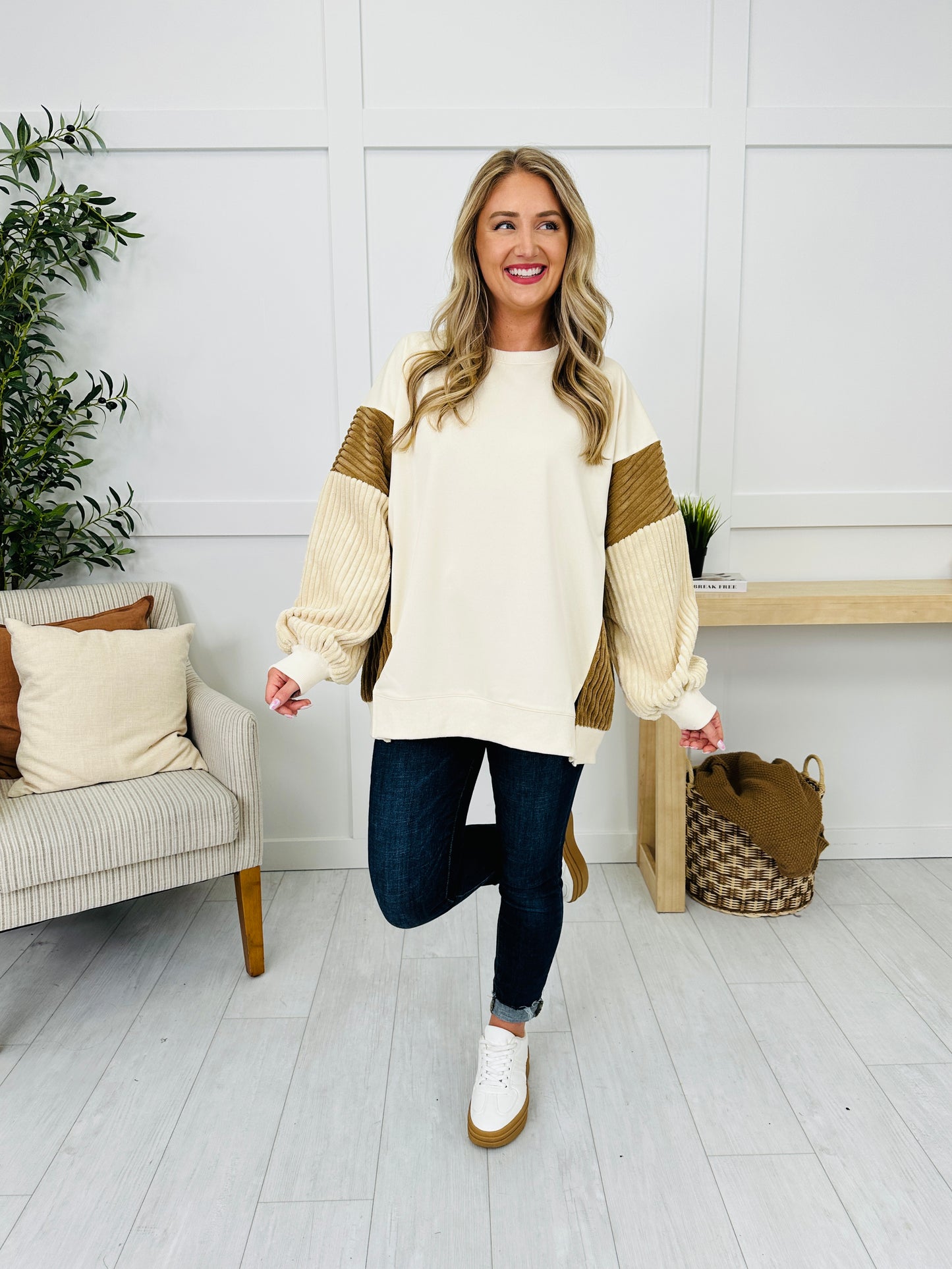Textured Serenity Pullover