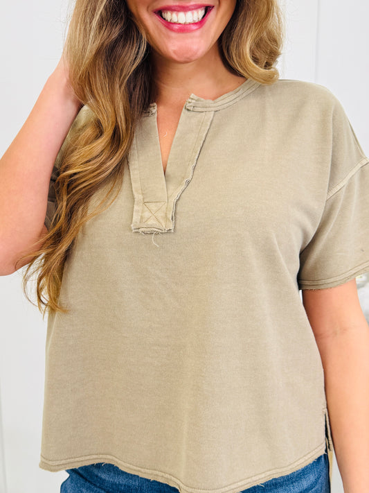 Coffee Run Top In Multiple Colors