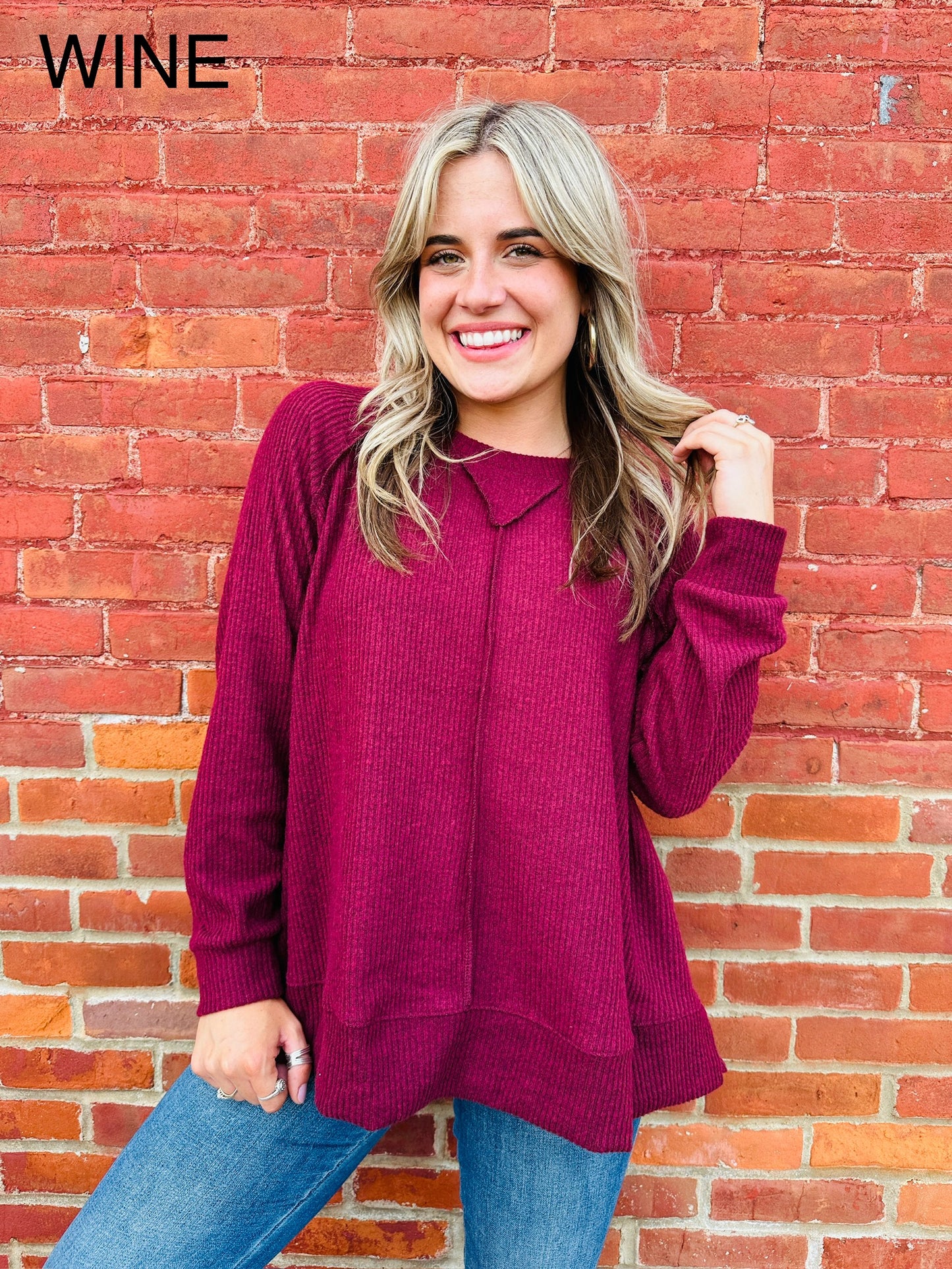 Cozy Up Top-- Multiple Colors!
