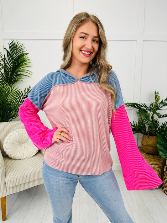 Dream Drip Hoodie in Peach