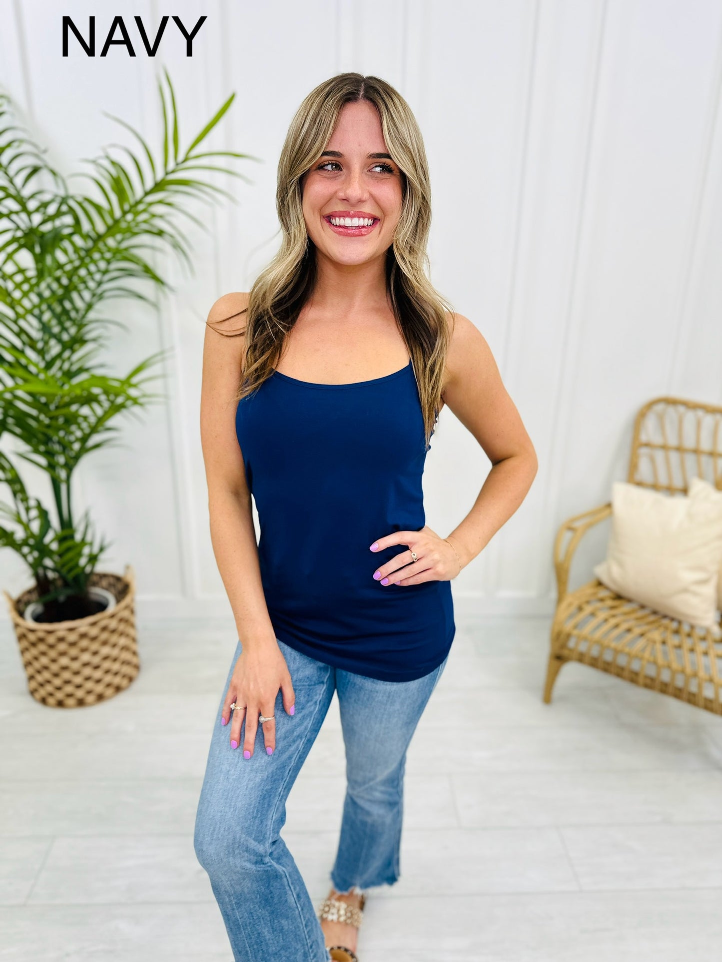 Shapewear Tank With Spaghetti Straps - Multiple Colors!
