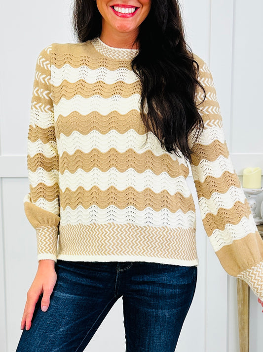 All The Right Waves Sweater