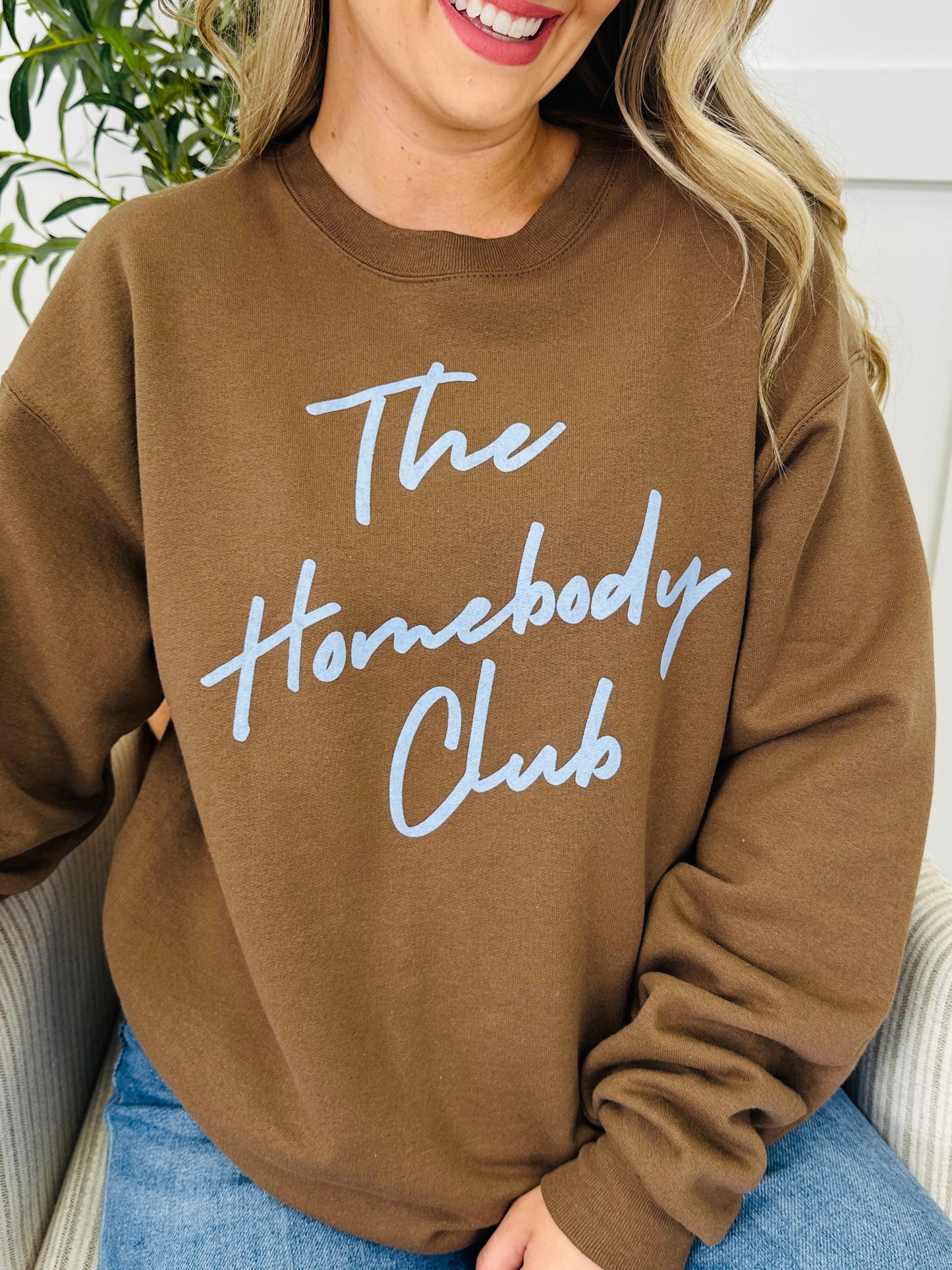 The Homebody Club Graphic Crewneck Sweatshirt--Multiple Colors!
