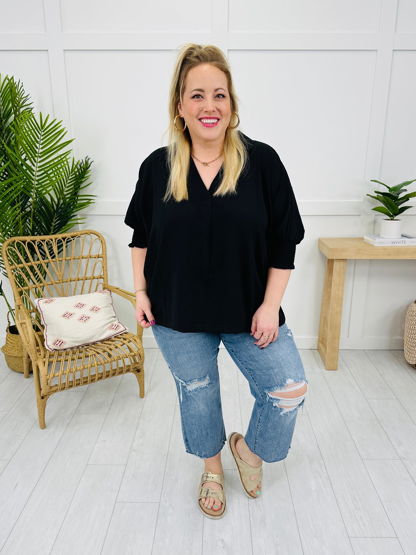 DOORBUSTER! Collar Me Cozy Top- Multiple Colors!