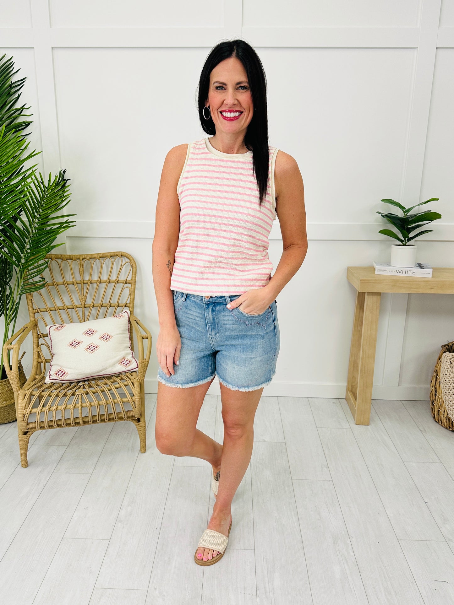 Judy Blue Cowgirl Chic Cut Off Shorts