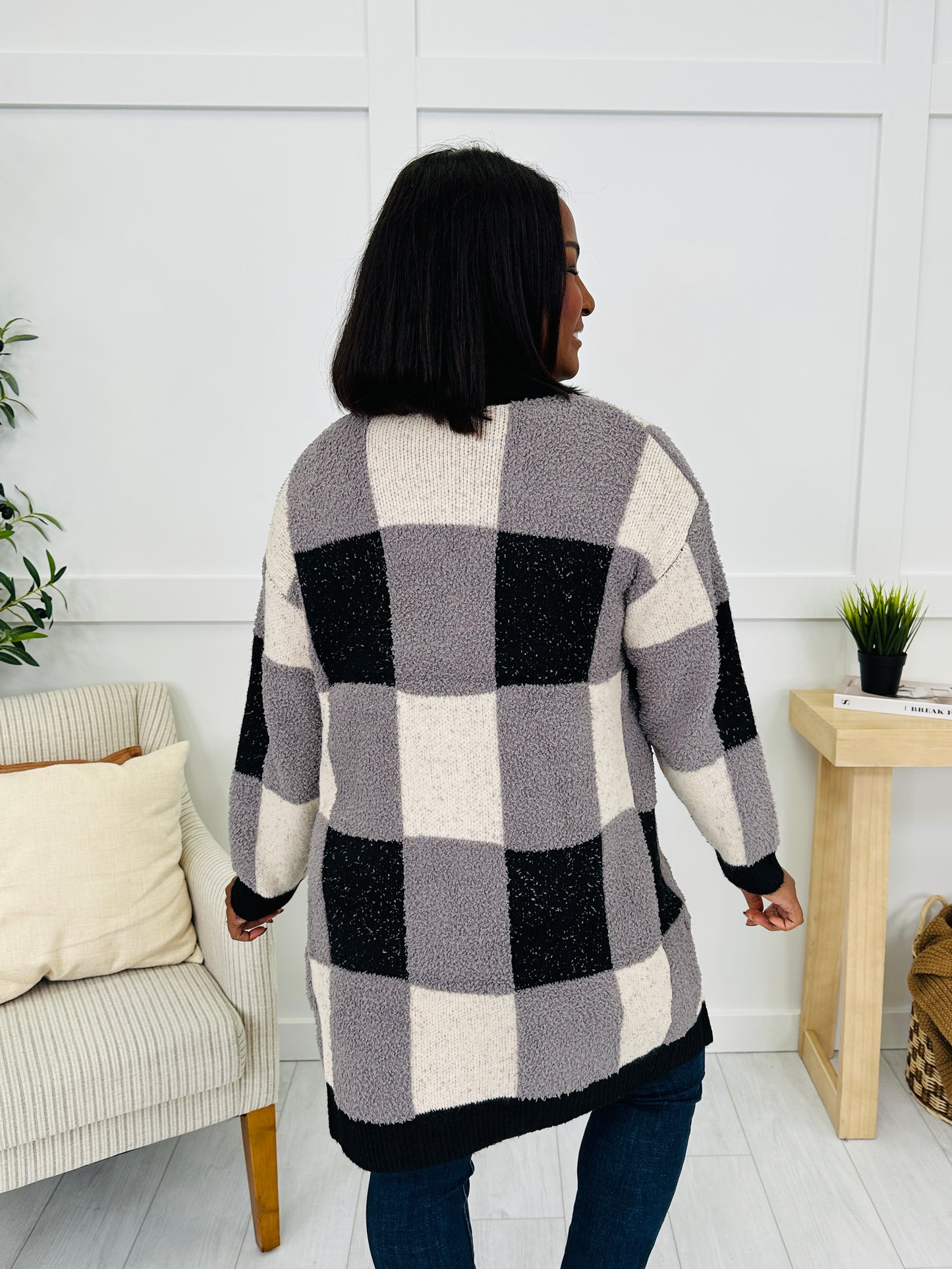 Checkmate Comfort Cardigan