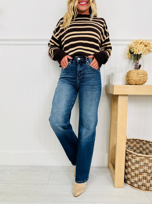 All About You Straight Leg Tummy Control Jeans in Three Inseams