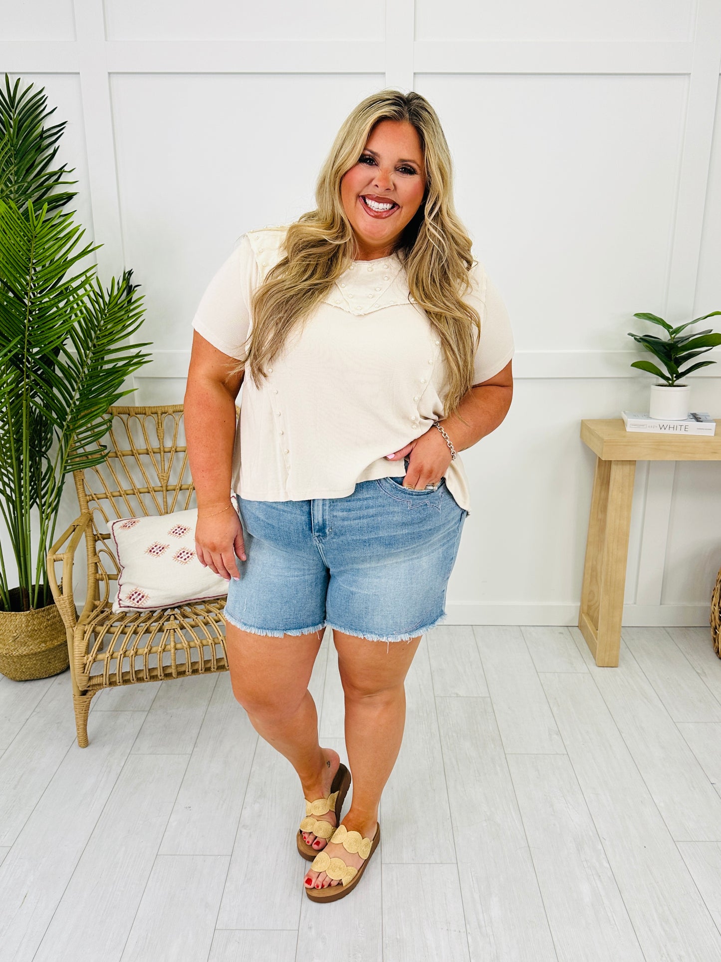 Judy Blue Cowgirl Chic Cut Off Shorts