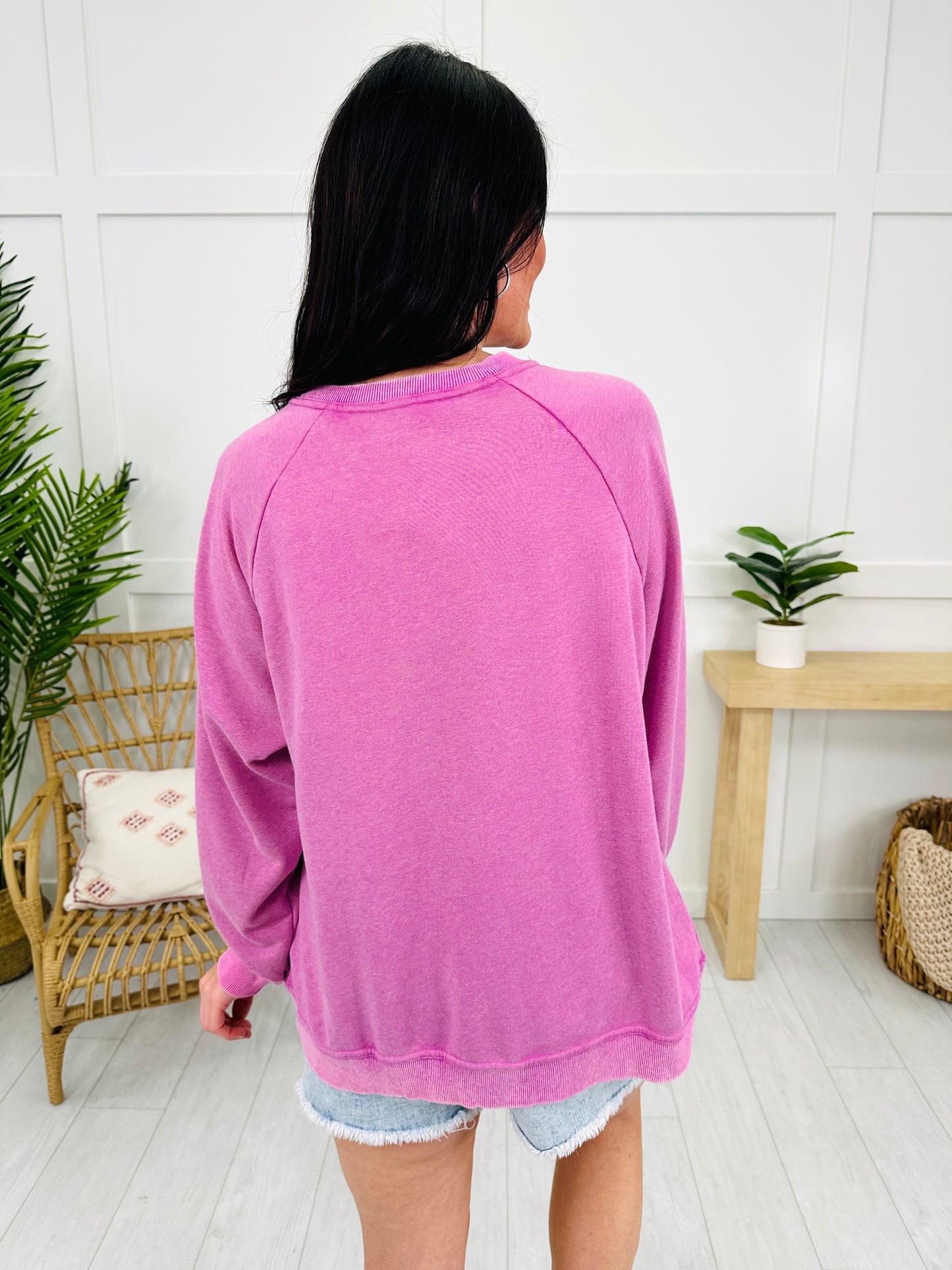 Lace Haven Pullover in Orchid