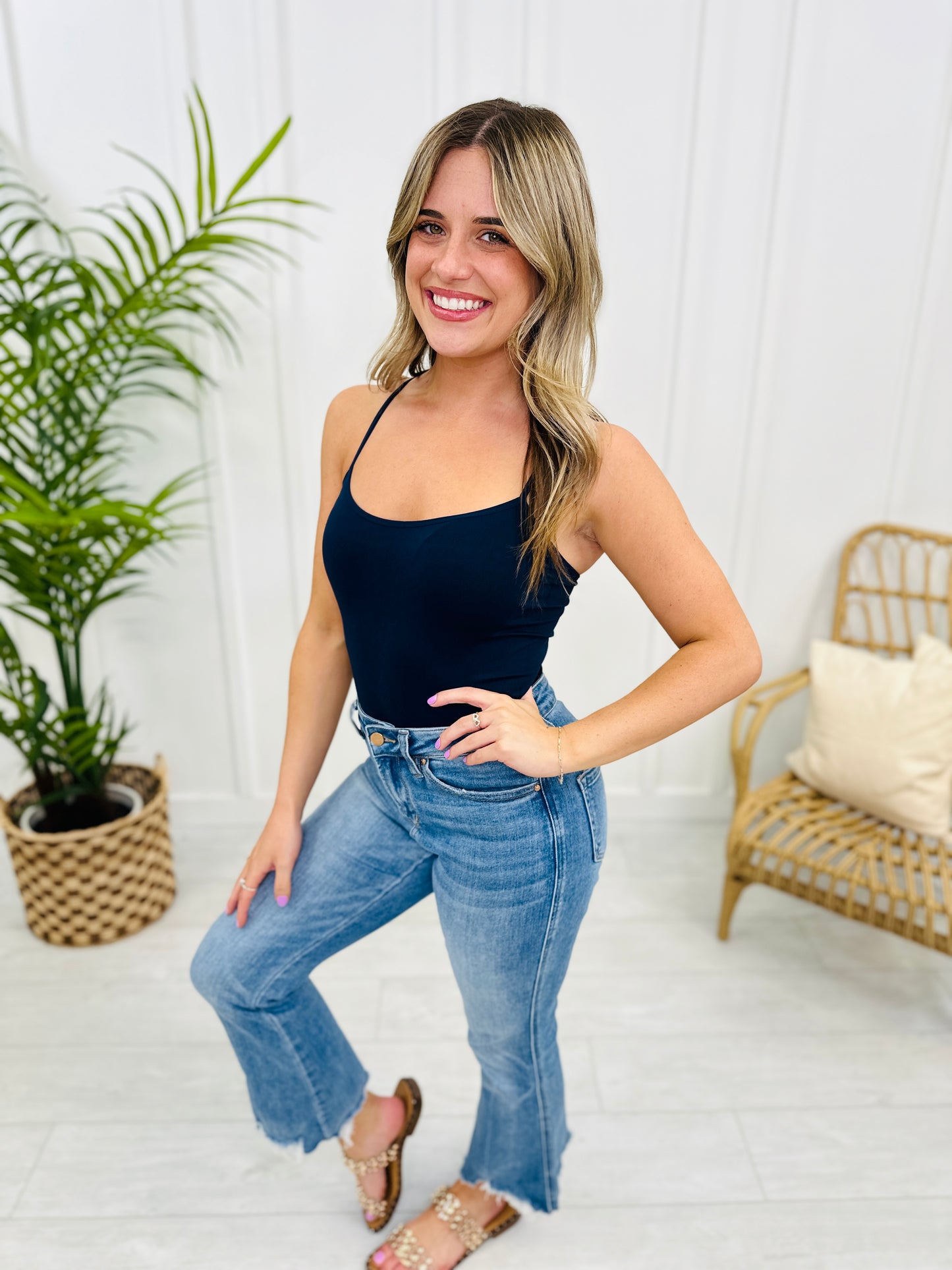 Shapewear Tank With Spaghetti Straps - Multiple Colors!