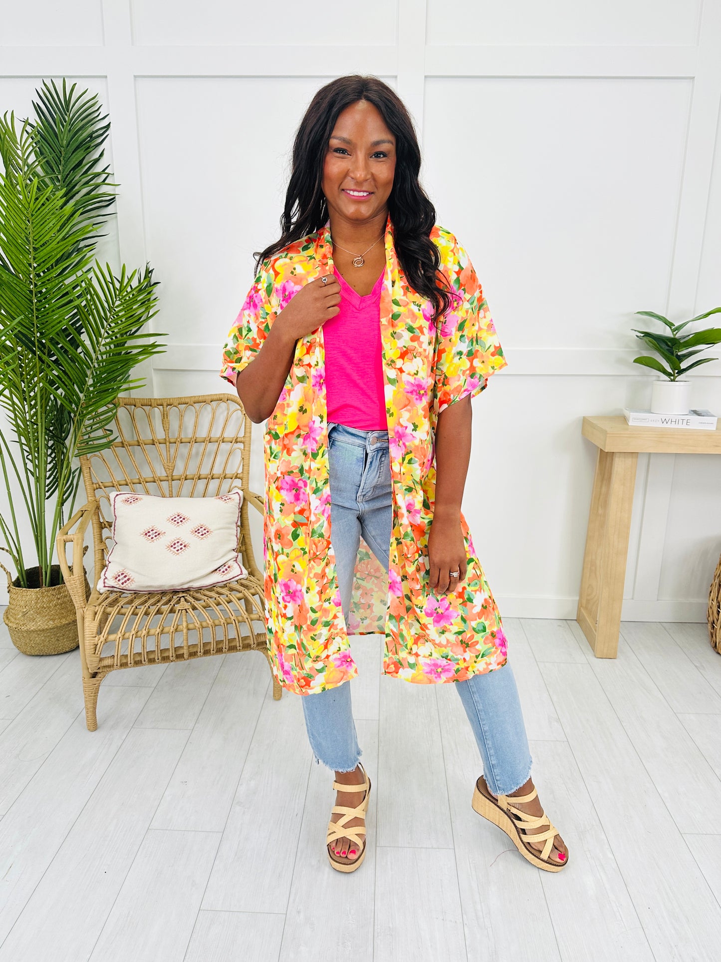 Citrus Sunset Kimono