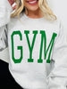 Gym and Bed Reversible Graphic Crewneck Sweatshirt
