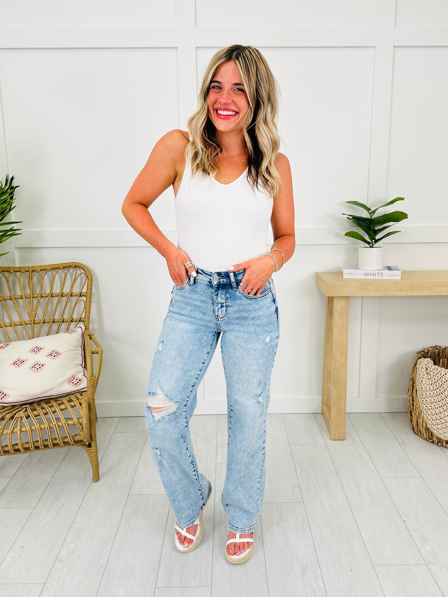 Judy Blue The Perfect Date Straight Jeans