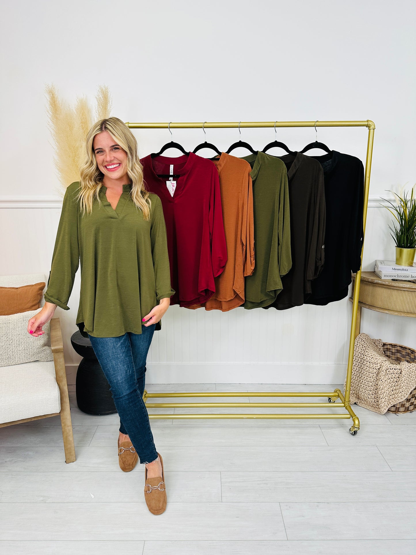 Feel Your Best Top- Multiple Colors!