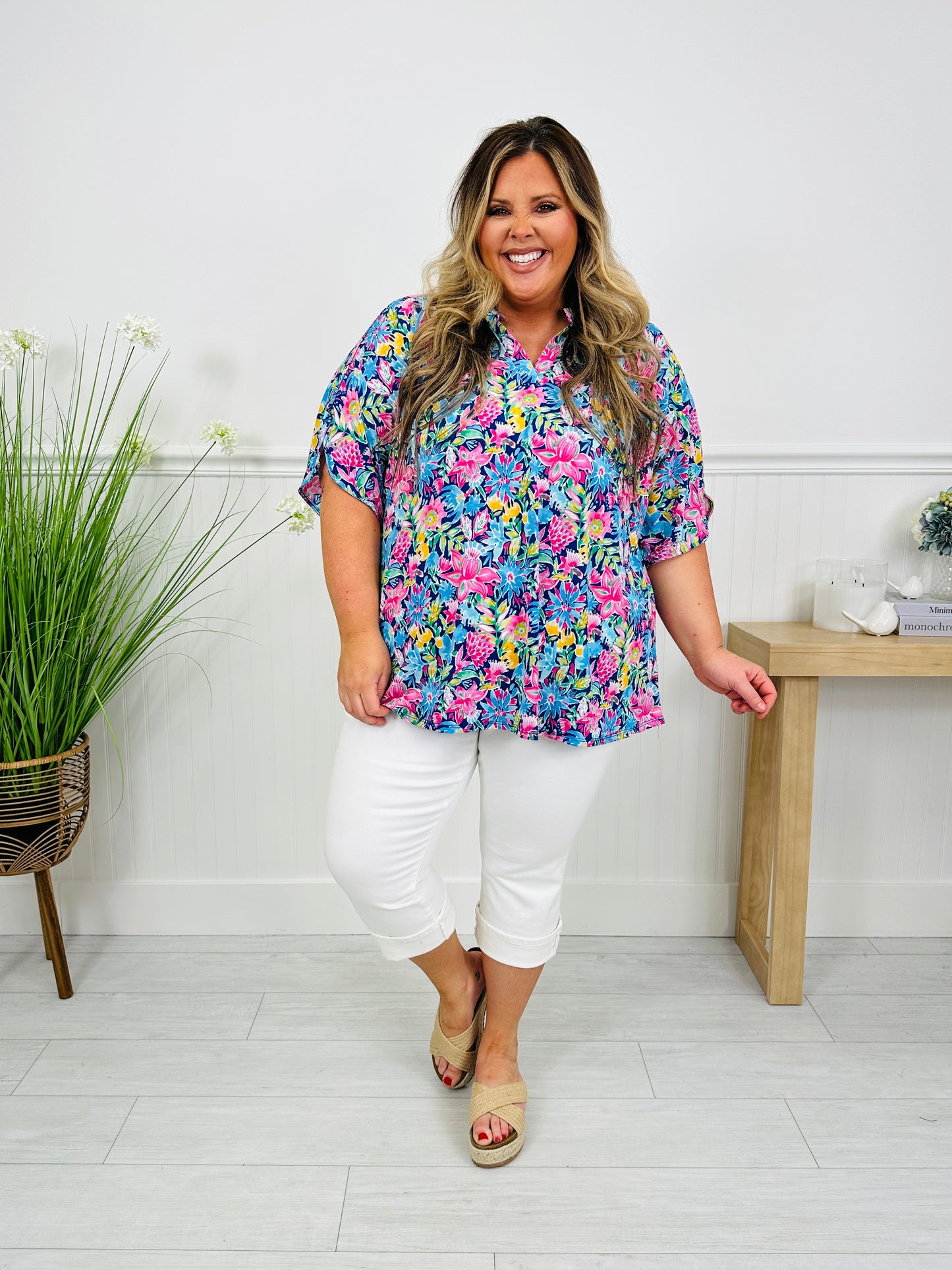 Radiate Sunshine Top in Islamorada Print