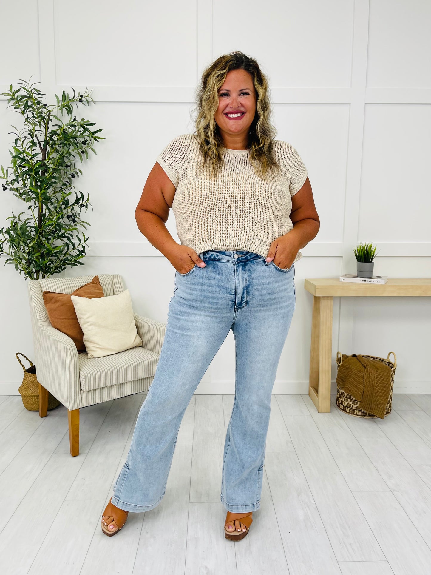 Judy Blue The Sweet Side Tummy Control Bootcut Jeans