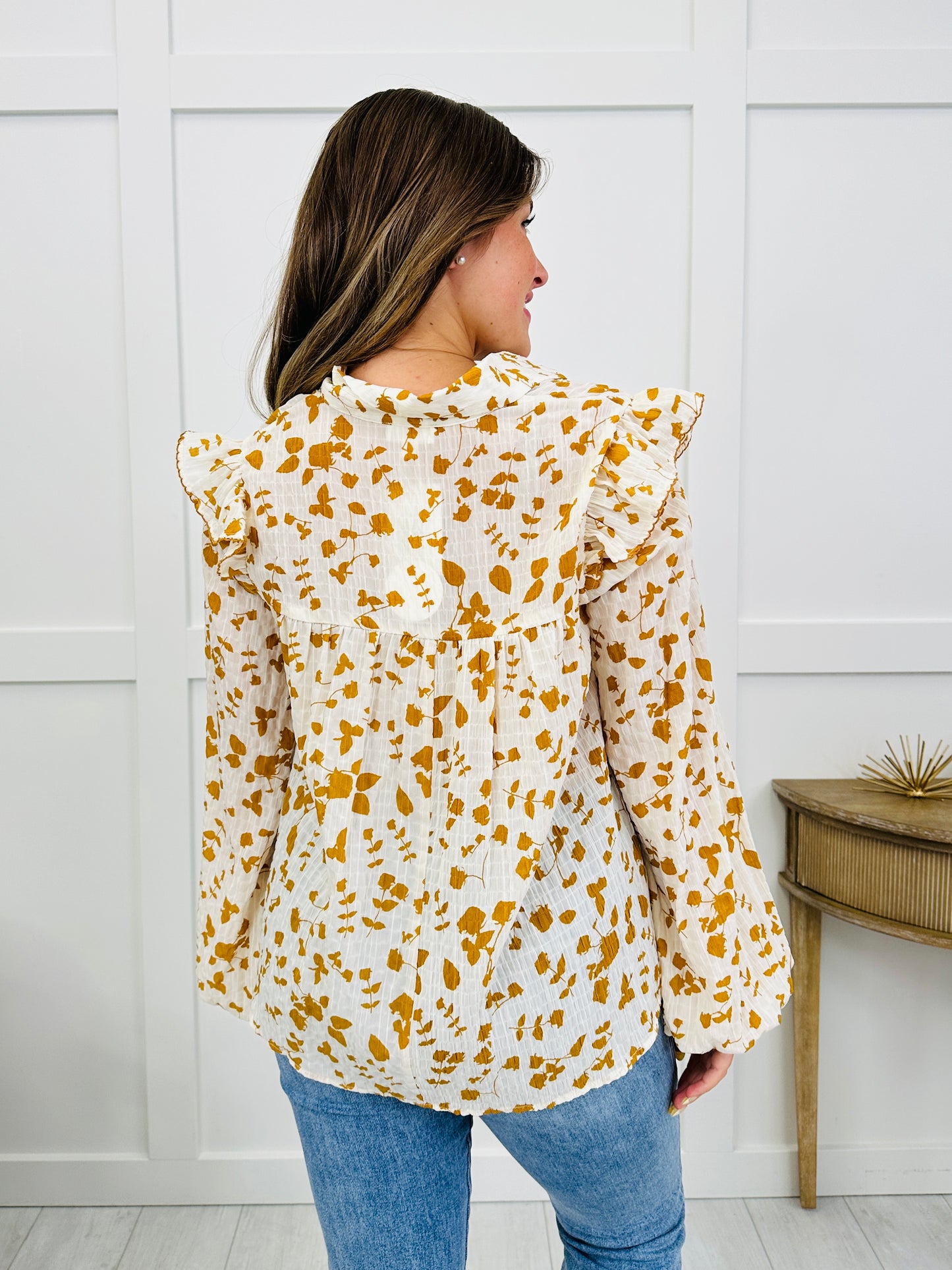 Rustic Gardens Top in Ivory