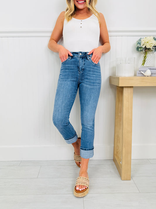 Meant For You Tummy Control Capri Jeans in Three Inseams