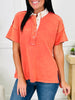 Easygoing Vibes Top in Coral