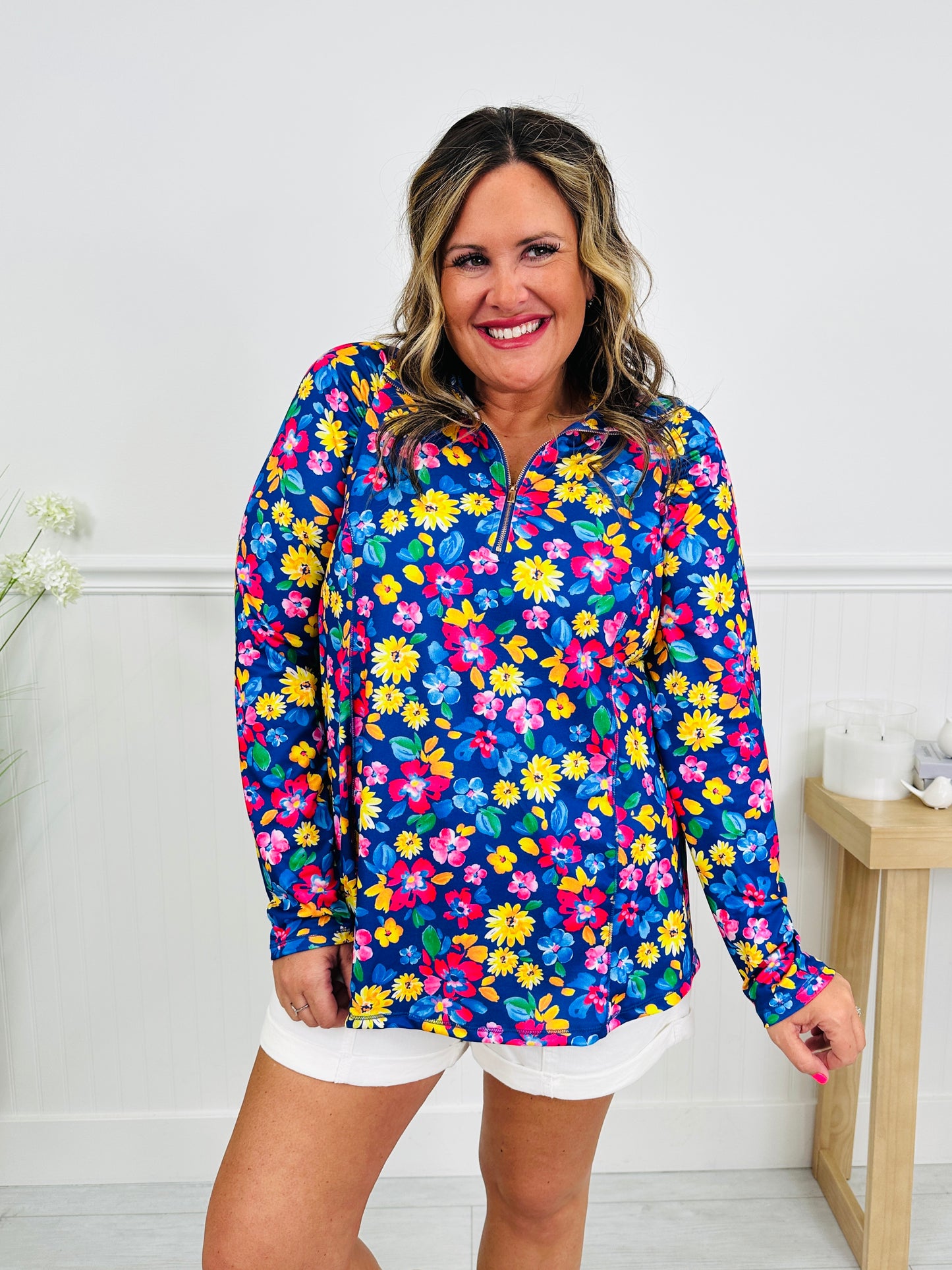 Where Spring Begins Top in Charleston Print