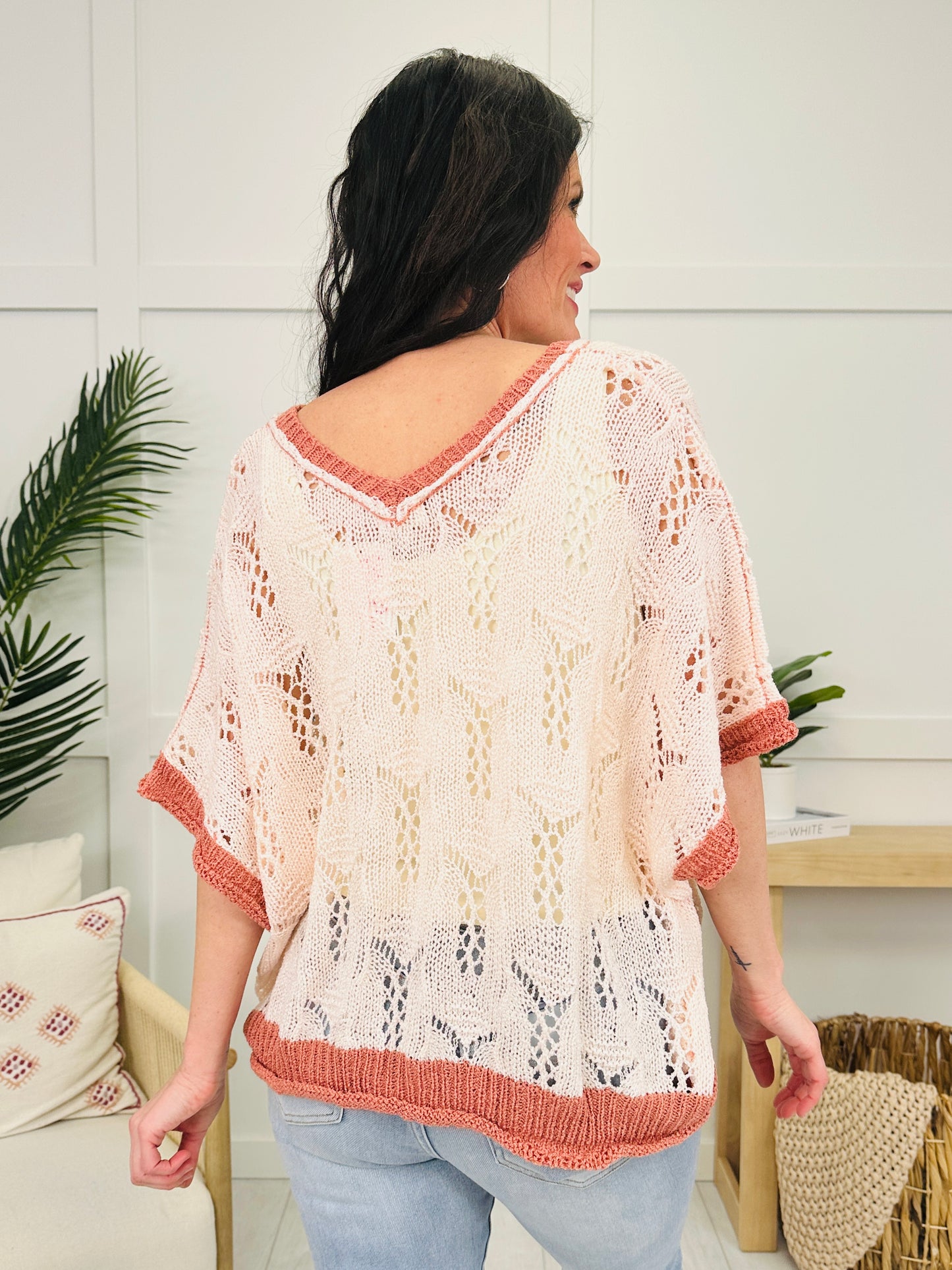 Poppy Paradise Top In Blush/Dusty Rose