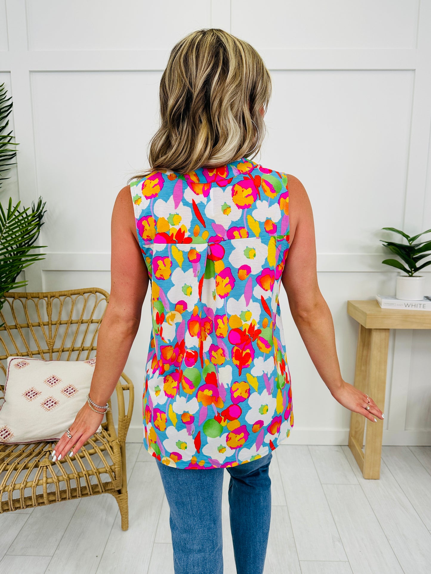 Sunny Days Tank Top in Sunset Beach