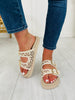 Buckled In Beauty Sandals in Ivory