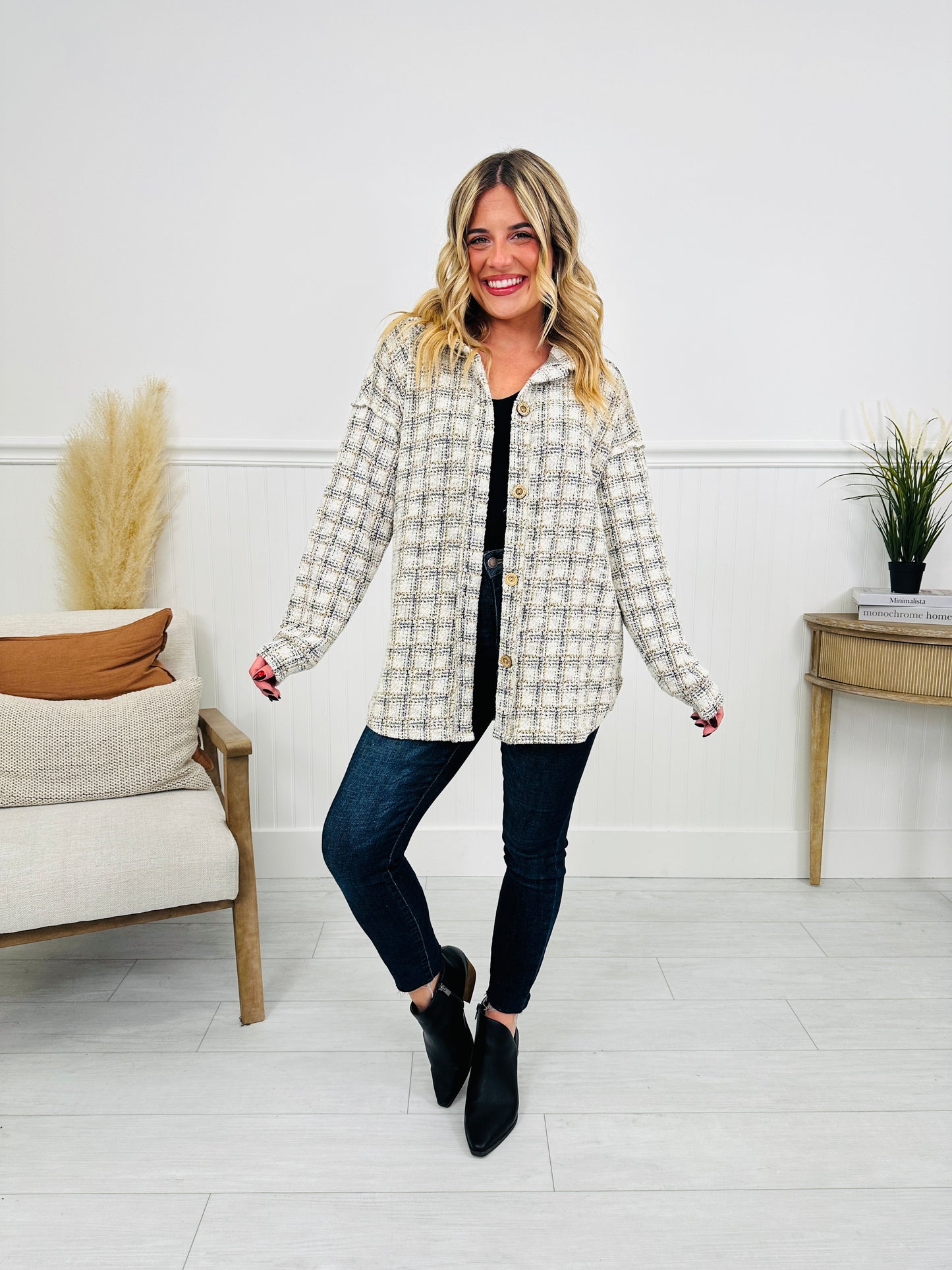 Touch of Tweed Shacket