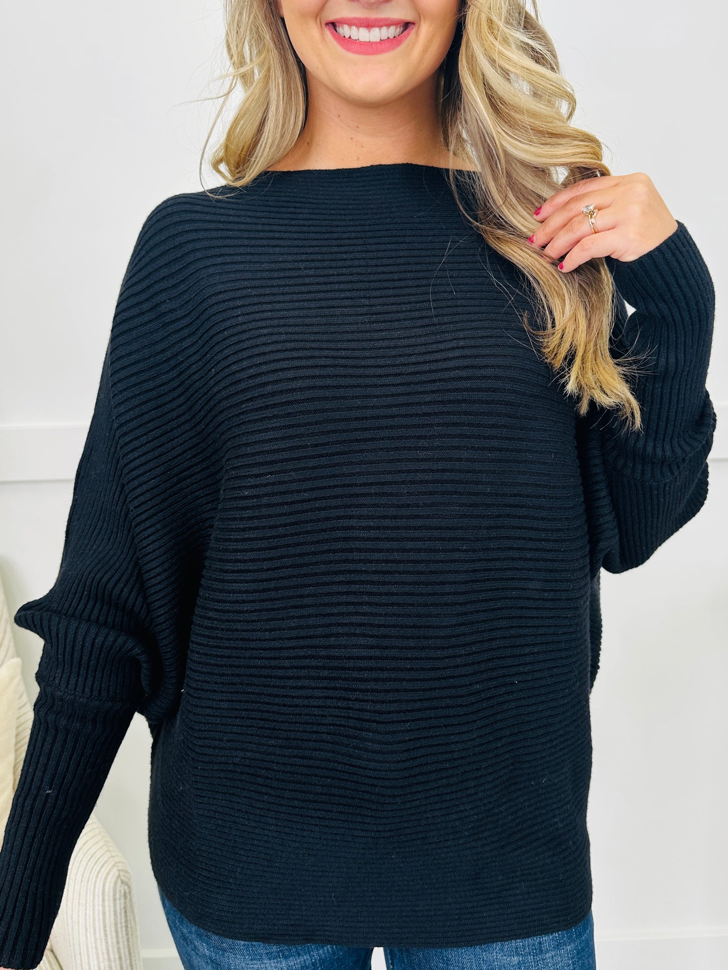 One Side Story Sweater- Multiple Colors!
