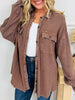Layering Essential Shacket In Multiple Colors