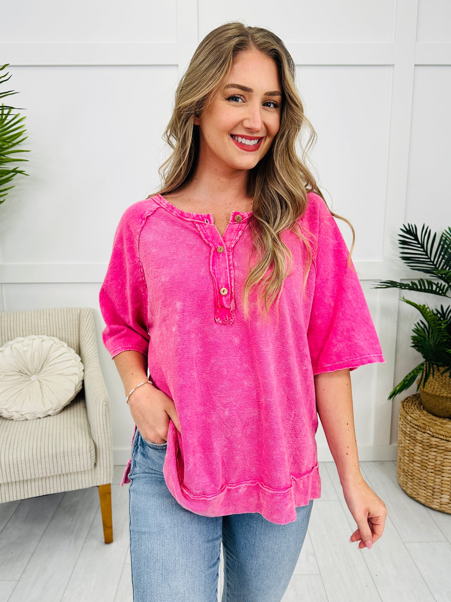 On The Grid Top- Multiple Colors!