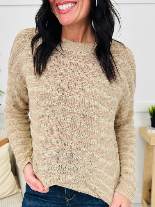 Amber Afternoon Sweater in Taupe