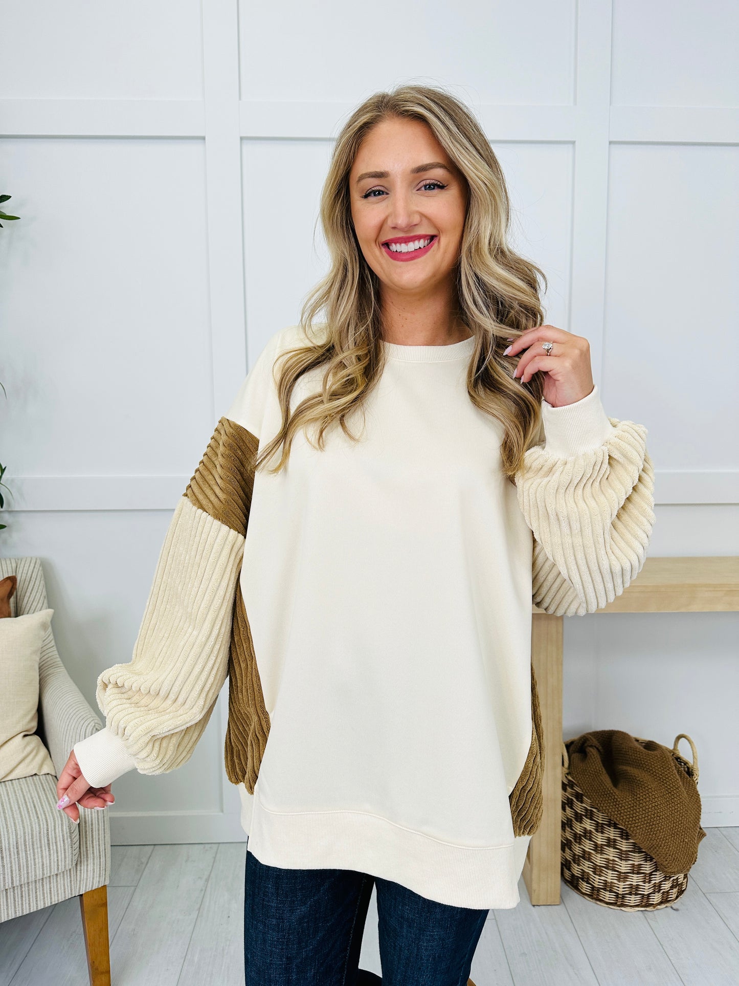 Textured Serenity Pullover