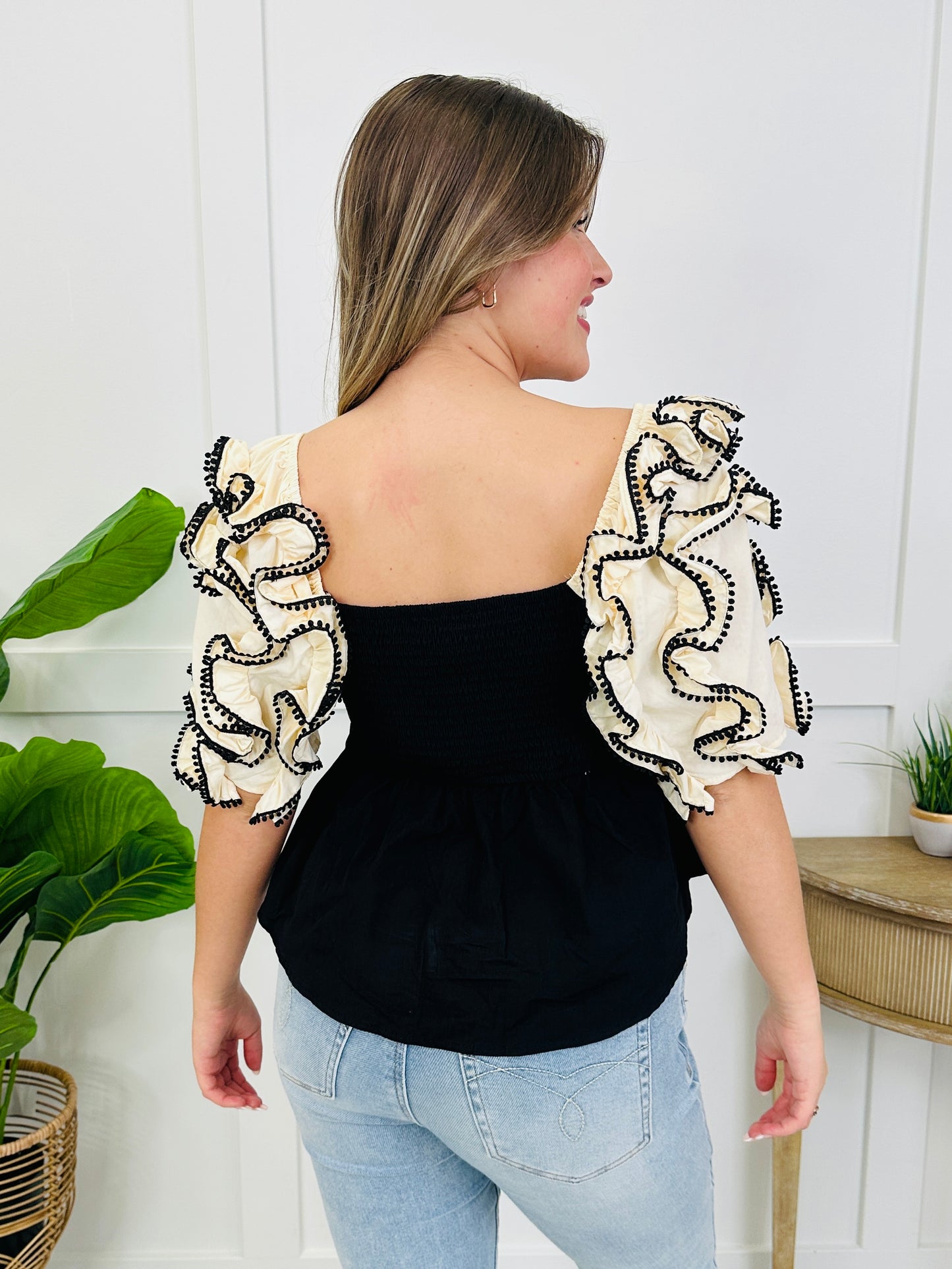 Romance in Ruffles Top