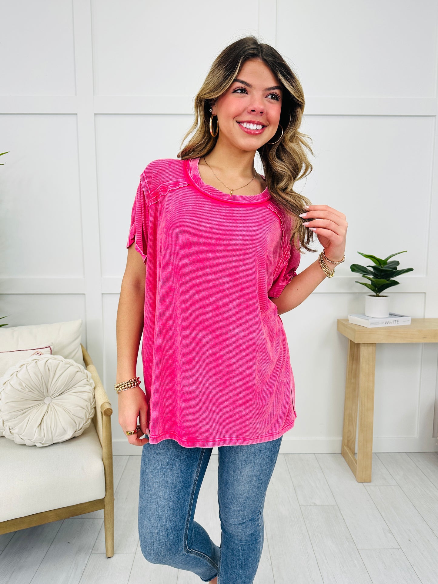 DOORBUSTER! Vintage Vibes Top- Multiple Colors!