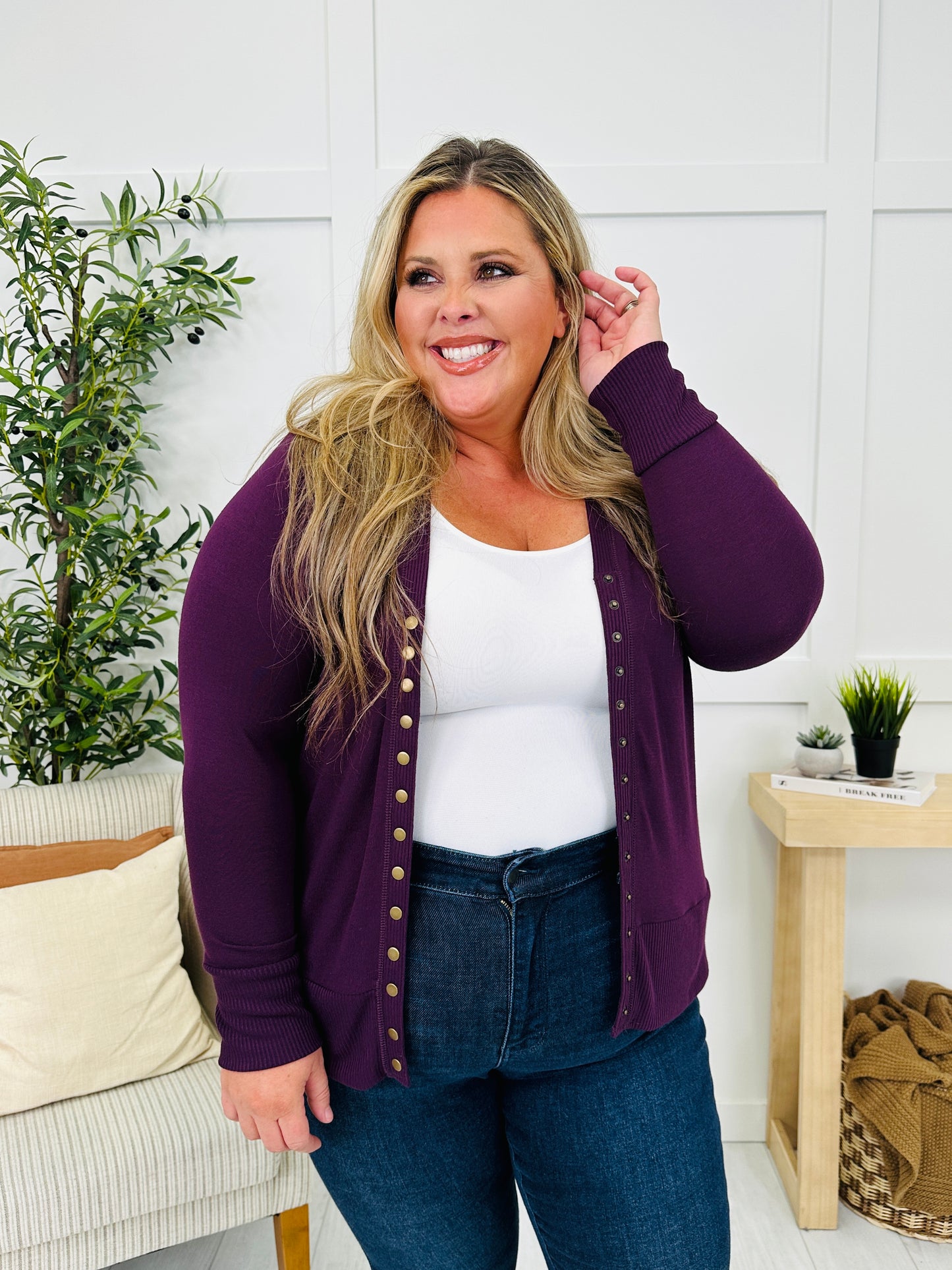 DOORBUSTER! Snap Decision Cardigan- Multiple Colors!
