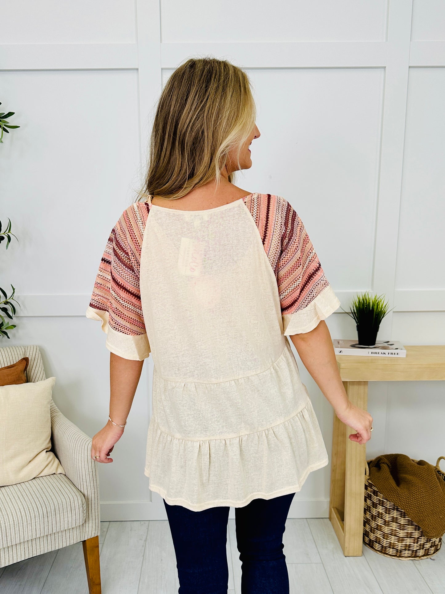 Moves Like A Melody Top in Cream