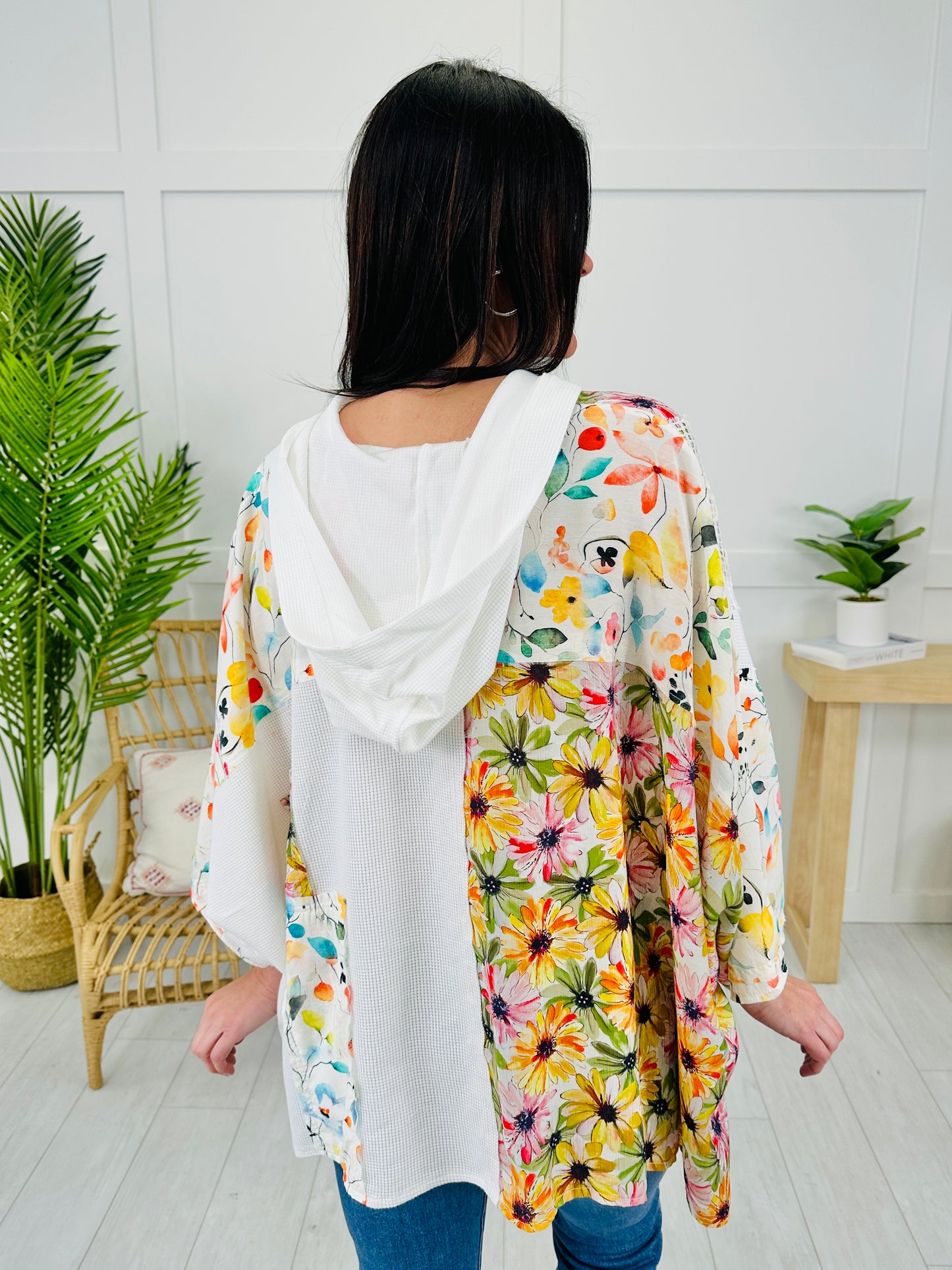 Serene Blossom Top In Ivory