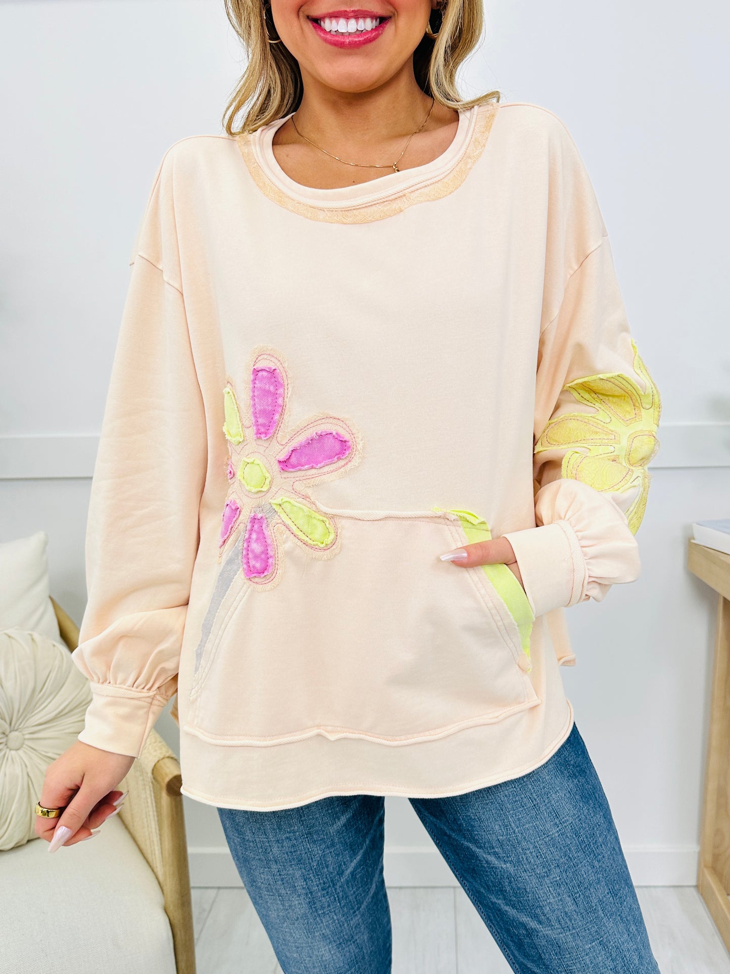 Pastel Blooms Sweatshirt