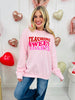 Teaching Sweethearts Graphic Crewneck Sweatshirt