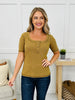 Buttoned Up Charm Top- Multiple Colors!