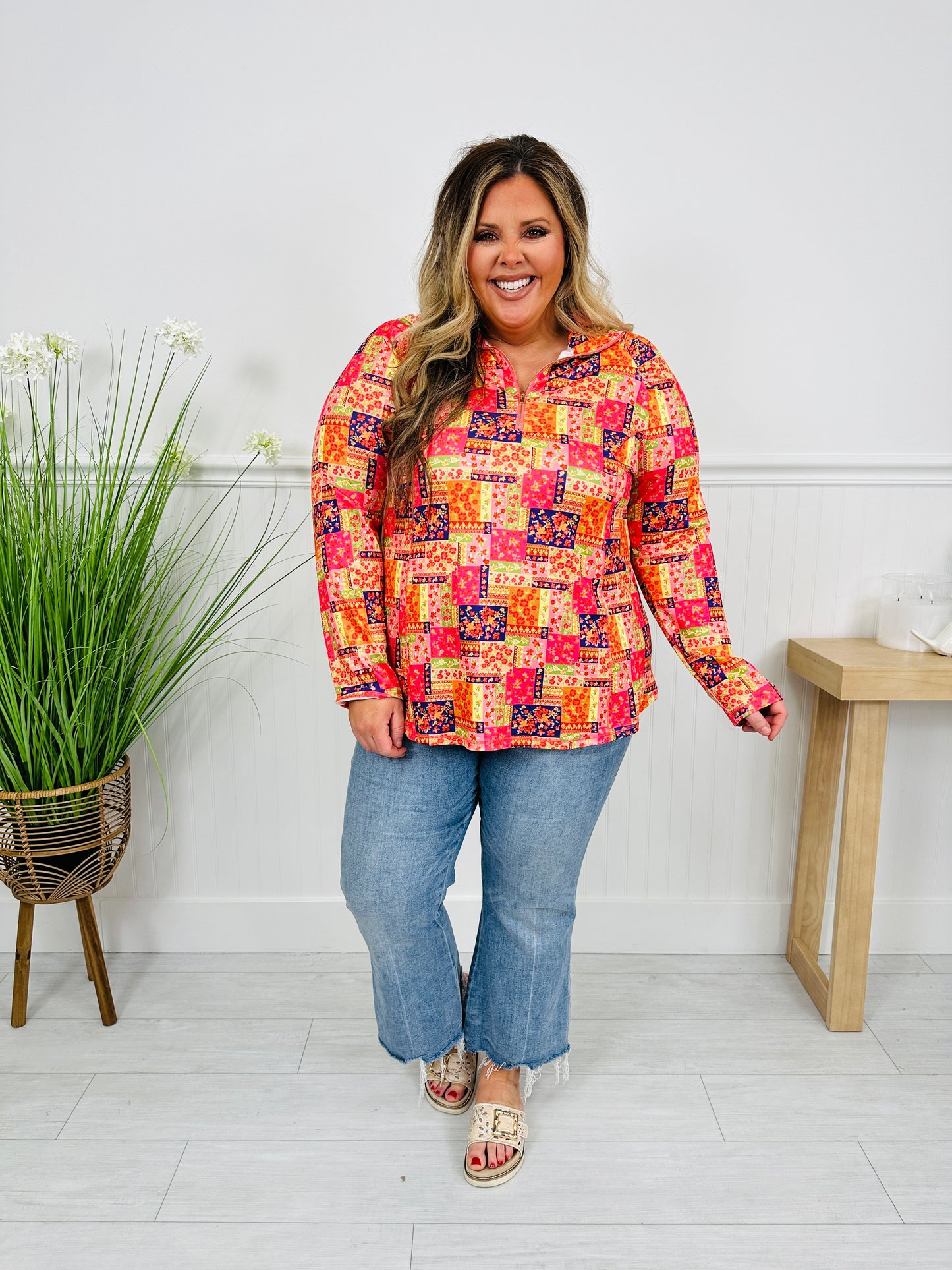 Where Spring Begins Top in Wilmington Print