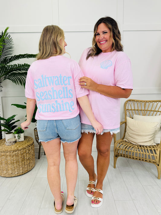 Saltwater Seashells Sunshine Graphic Tee