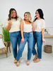 Judy Blue Fresh Curve Barrel Jeans